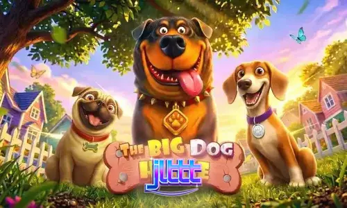The Big Dog House slot gameplay screen